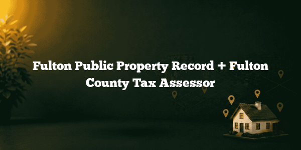 Fulton Public Property Record + Fulton County Tax Assessor