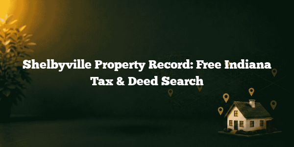 Shelbyville Property Record: Free Indiana Tax & Deed Search